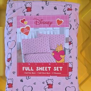Winnie The PoohHeart Full Sheet Set